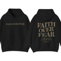 Faith Over Fear Christian 2 Sided Hoodie T-Shirt, Christian Hoodie For Men And Women, Jesus Trendy Shirt Fabric Menswear...