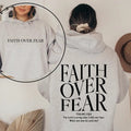 Faith Over Fear Christian Christian Jesus Bible Verse Her T-Shirts, Hoodie, Sweatshirt