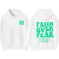 Faith Over Fear Christian Cross Faith Jesus Lover Christian Church Comfort Cotton T-Shirts, Hoodie, Sweatshirt