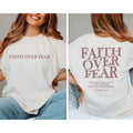 Faith Over Fear Christian Shirt ,Christian Comfort colors shirt ,Jesus Cheistmas  Shirts, Trendy Shirt ,Bible Verse Shirt...