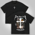 Faith Over Fear Oil Painting Print Cotton T-Shirt graphic  tee mens  clothing Hoodie, Sweatshirt | GrindPrints.com
