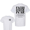 Faith Over Fear Tee Shirt, Christian T-Shirts, Jesus Shirt Hoodie, Sweatshirt | GrindPrints.com