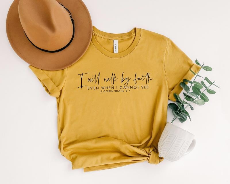 Faith Shirt Christian T Shirt Christian Shirts Bible Verse Easter Gift Easter Shirt Christian Tshirts Religious Gifts...