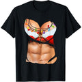 Fake Abs Shirt Funny Bikini Body Muscle Six Pack 3D T-Shirt T-Shirt made in usa Hoodie, Sweatshirt | GrindPrints.com