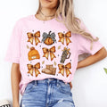 Fall Basics Coquette Shirt. Casual Fall Softstyle Unisex T-Shirt. Cute Graphic Tee Hoodie, Sweatshirt | GrindPrints.com
