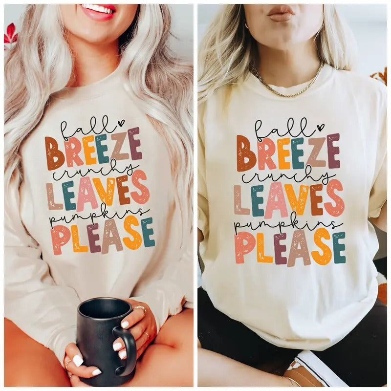 Fall Breeze Tee or Sweatshirt Hoodie | GrindPrints.com