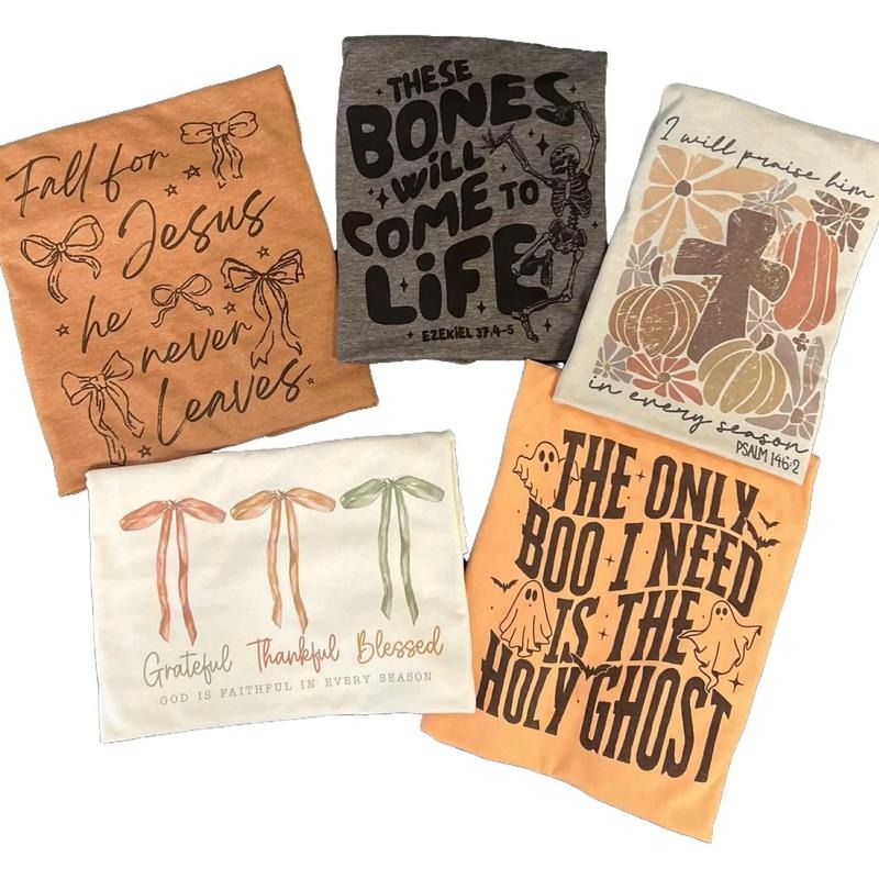 Fall Christian Tee Collection - BUY ONE OR BUY THEM ALL Christian Shirts Hoodie, Sweatshirt | GrindPrints.com