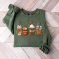Fall Coffee Sweatshirt for Women, Thanksgiving Sweater, Fall Crewneck Pumpkin Spice Sweatshirt, Pumpkin spice Shirt Hoodie