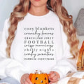Fall Favorites Fleece Crewneck Sweatshirt T-Shirts, Hoodie | GrindPrints.com