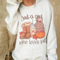 Fall Just a Girl Graphic Top T-Shirts, Hoodie, Sweatshirt | GrindPrints.com