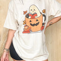 Fall Reading Ghost Graphic Top T-Shirts, Hoodie, Sweatshirt | GrindPrints.com