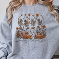 Fall Skeleton Sweatshirt Fall Skeleton Pullover Fall Breeze Dancing Skeleton Hoodie Fall Pumpkin Skull Sweatshirts T-Shirts