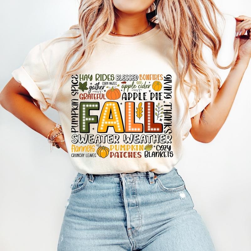Fall T-Shirt, Its Fall Yall, Fall Shirt, Tis the Season T-Shirt, Fall Vibes T-Shirt, Cozy Season T-Shirt, Hello Fall...