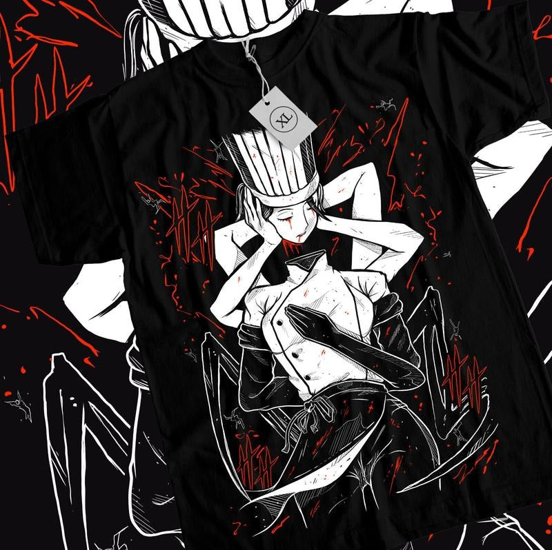 Falling Devil Chainsaw Man T-Shirt S-4XL Horror Men & Women Manga Unisex Black Shirt Hoodie, Sweatshirt | GrindPrints.com