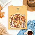 Falling Leaves Happy Face Comfort Colors T-Shirt 'NLB' Hoodie, Sweatshirt | GrindPrints.com