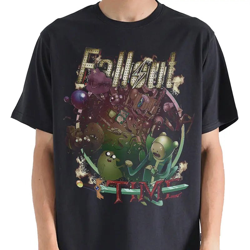 Fallout Adventure time 2 t-shirt, Fallout movies shirt, cartoon sweatshirt hoodie, Fallout Series | GrindPrints.com