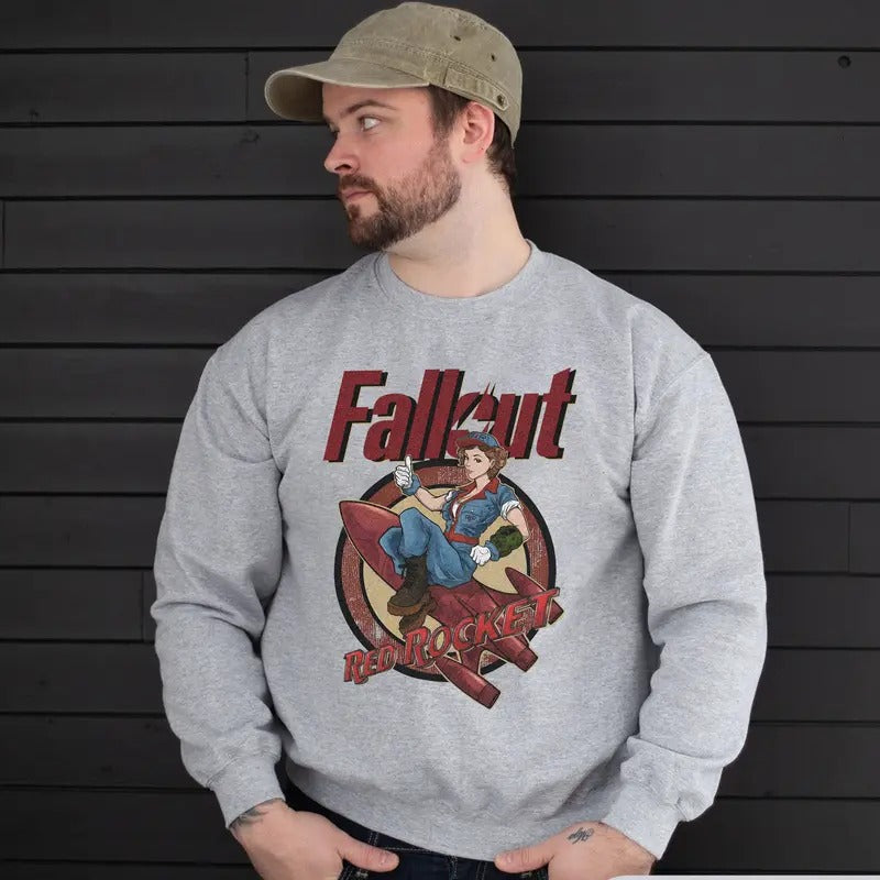 Fallout Vintage Unisex Shirt Sweatshirt Hoodiestyle{n002}2 Hoodie | GrindPrints.com