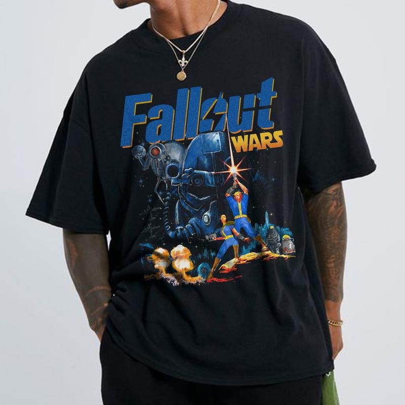 Fallout Wars Vintage Unisex Shirt Sweatshirt Hoodie | GrindPrints.com