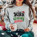 Family Christmas 2023 Sweatshirt, Matching Parents Christmas Sweater, X-mas Party Gift Hoodie, Cousin Crew Holiday...