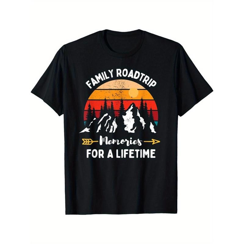 Family road trip vintage Sunset Mountain T-shirt Made in USA Hoodie, Sweatshirt | GrindPrints.com
