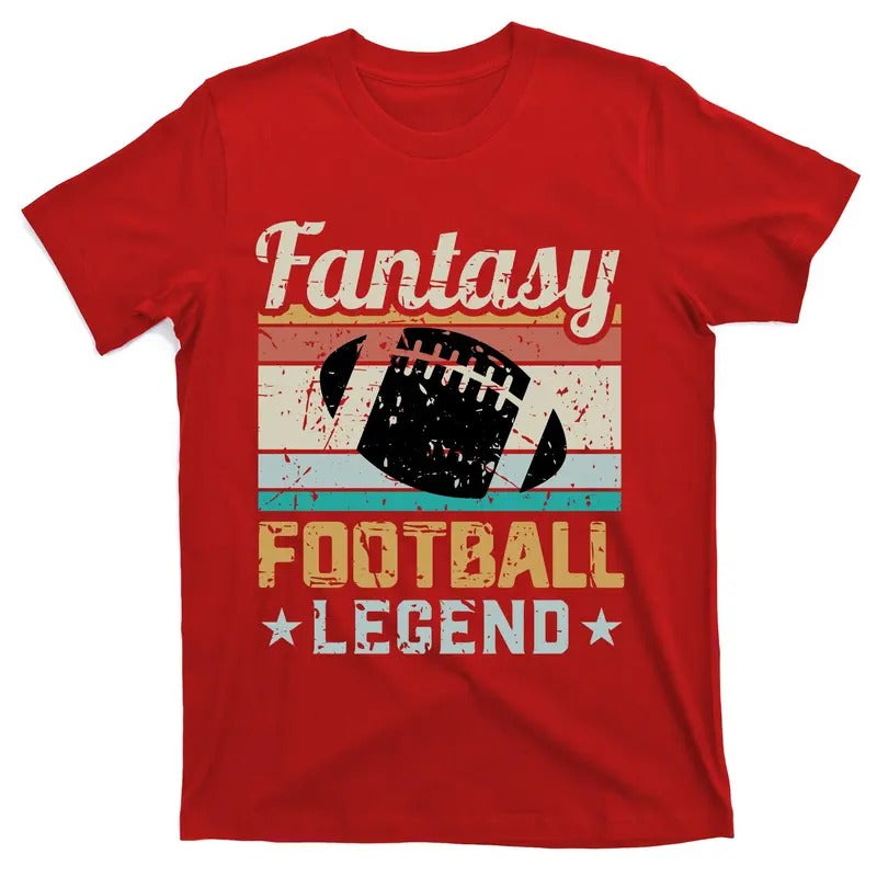 Fantasy Football Legend Retro Style Funny FFB League T-Shirt Hoodie, Sweatshirt | GrindPrints.com