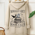 Fantasy Reader Hoodie, Morally Grey Book Club Hoodie, Gift For Book Lover, Dark Romance Sweatshirt, Bookish Sweatshirt...