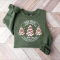 Farm Fresh Christmas Tree Cakes Shirt, Christmas Cake Sweatshirt, Christmas Tree Farm Shirt Holiday Sweatshirt For Men...