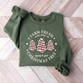 Farm Fresh Christmas Tree Sweatshirt Hoodie T-shirt, Christmas Tree Cake Shirt, Christmas Cake Sweatshirt, Christmas...