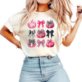 Farm Fresh Pumpkins tshirt, Coquette Pumpkin tshirt, Fall Pumpkin Checkered tshirt, Fall Bow Leopard tshirt, Pink Autumn...