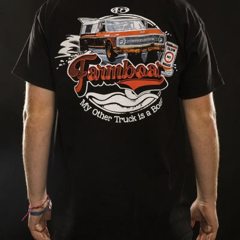 Farmboat - My Other Truck Is A Boat - Tshirt vintage  shirts Crewneck Cotton Hoodie, Sweatshirt | GrindPrints.com