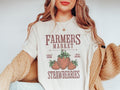 Farmers Market Strawberry T Shirt, Strawberry Lover Gift Casual Colorful Summer Top Hoodie, Sweatshirt | GrindPrints.com
