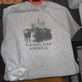 Farmers feed America Sweatshirt, Crewneck Graphic SweatShirt, cowgirl outfits, western outfit women, western tops,...