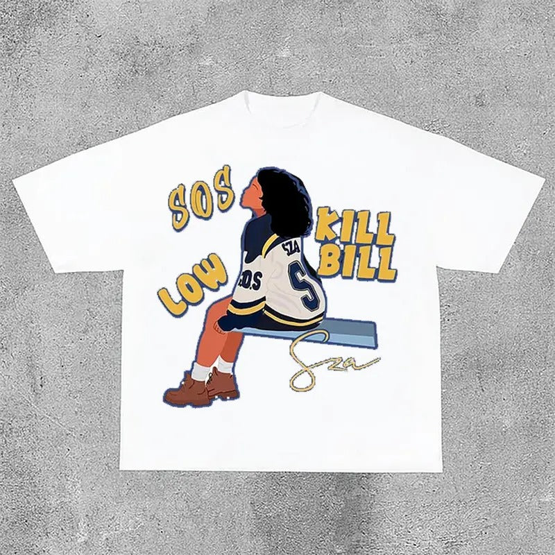 Fashion Casual SZA Graphics Print Cotton T-Shirt Hoodie, Sweatshirt | GrindPrints.com