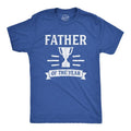 Father Of The Year T Shirt Funny Fathers Day Gift For Dad Trophy Award Graphic Tee Mens Funny T Shirts Cool Tees Soft...