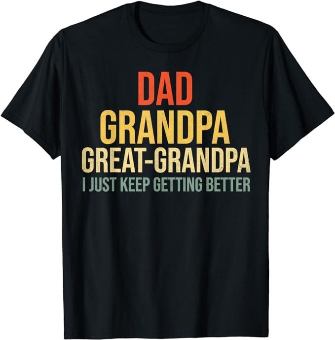 Dad Funny Great Grandpa Menswear Top T-Shirts, Hoodie, Sweatshirt