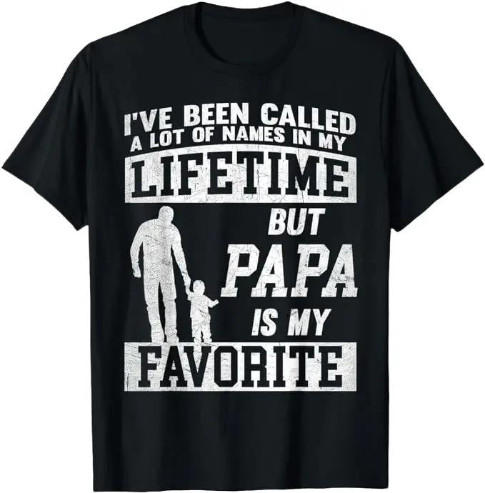 Dad I'Ve Been Called Lot Names But Papa Menswear Top T-Shirts, Hoodie, Sweatshirt