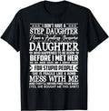Father's Day T-Shirt, Gifts For Stepdad, Fathers Day Tee