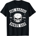 Stepdad One Badass Bonus Step Dad Funny Stepdad Menswear Casual Cotton T-Shirts, Hoodie, Sweatshirt