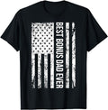 Father's Day T-Shirt, Gifts For Stepdad, Step Dad Best Bonus Dad Ever For Stepdad American Flag T-Shirt Menswear Casual...