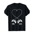 Father-son game Cool video game controller matches players 100% cotton T-shirt Made in USA Hoodie, Sweatshirt