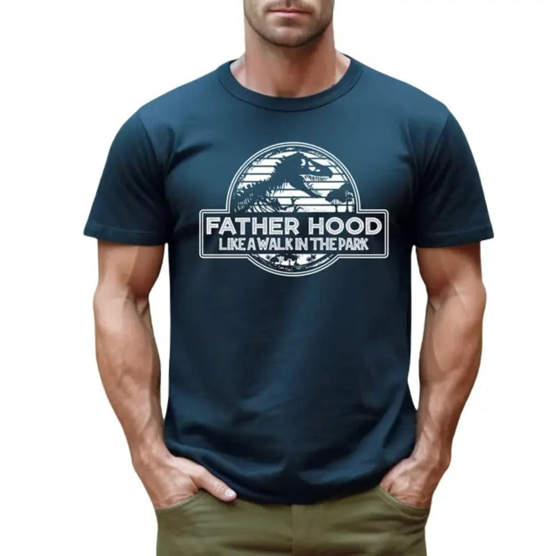 Fatherhood Like a Walk in the Park Shirt, Father's Day Gift T-Shirt Hoodie, Sweatshirt | GrindPrints.com