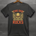 Fathers Day Tshirt This Dad Cool Dad Rocks Skull Skeleton Design Shirt Skull Skeleton Designed Gift For Dad  sweater and...