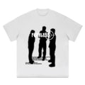 Fearless Blurred Street Portrait Graphic Print Cotton T-Shirt Hoodie, Sweatshirt | GrindPrints.com
