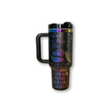 Feather & Fire 40oz Engraved Tumbler Drinkware Water bottle flask T-Shirts, Hoodie, Sweatshirt | GrindPrints.com