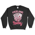 Feeling Lucky Sweatshirt and Tshirt Casual Fabric Hoodie | GrindPrints.com
