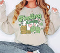 Feeling Lucky Sweatshirt, St Patricks Day Women Sweatshirt, Shamrock Sweatshirt, Lucky Shamrock Shirt, Irish Day Gift,...