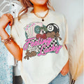 Feeling Lucky Western Graphic Tee Retro Checkered Rodeo T-Shirt Vintage Cowgirl Rodeo Unisex Wild West Gift For Her 8...