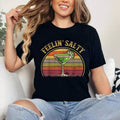 Feeling Salty Margarita Shirt Cinco Mayo Funny Mexican Women T-Shirt [Unisex Cotton, Short Sleeve, Crewneck, Top...