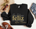 Feliz Ano Nuevo Sweatshirt, Happy New Year Hoodie, Spanish Merry Christmas, Family Matching Xmas, Feliz Navidad Sweater,...
