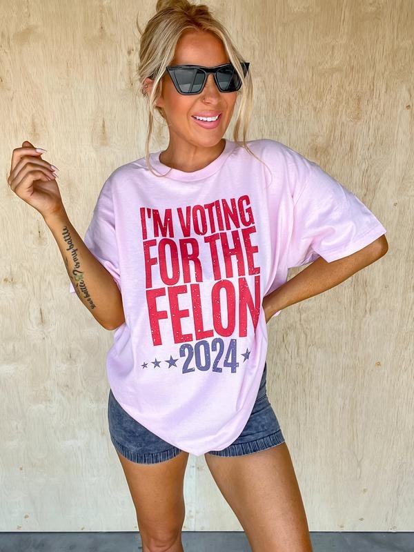 Felon 2024 Graphic Top T-Shirts, Hoodie, Sweatshirt | GrindPrints.com